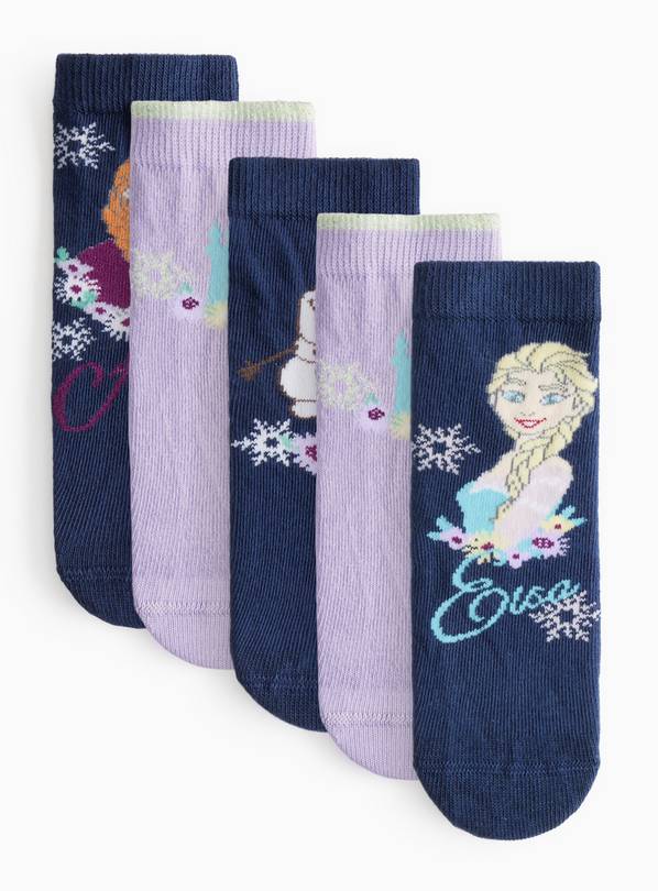 Disney Princess Frozen Socks 5 Pack 9-12